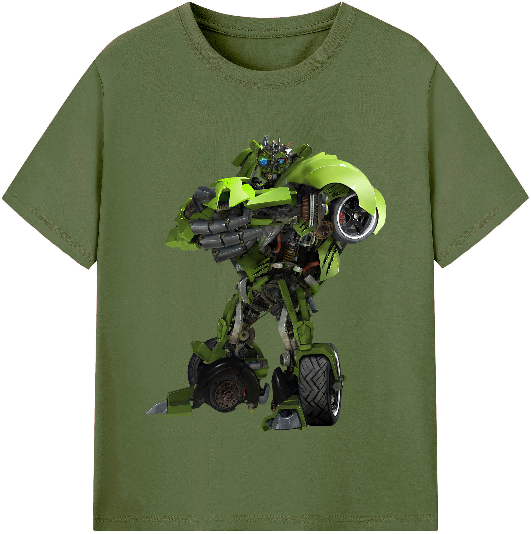 （画像用） Transformers トランスフォーマー 綿100％半袖Tシャツ（フロントプリント）